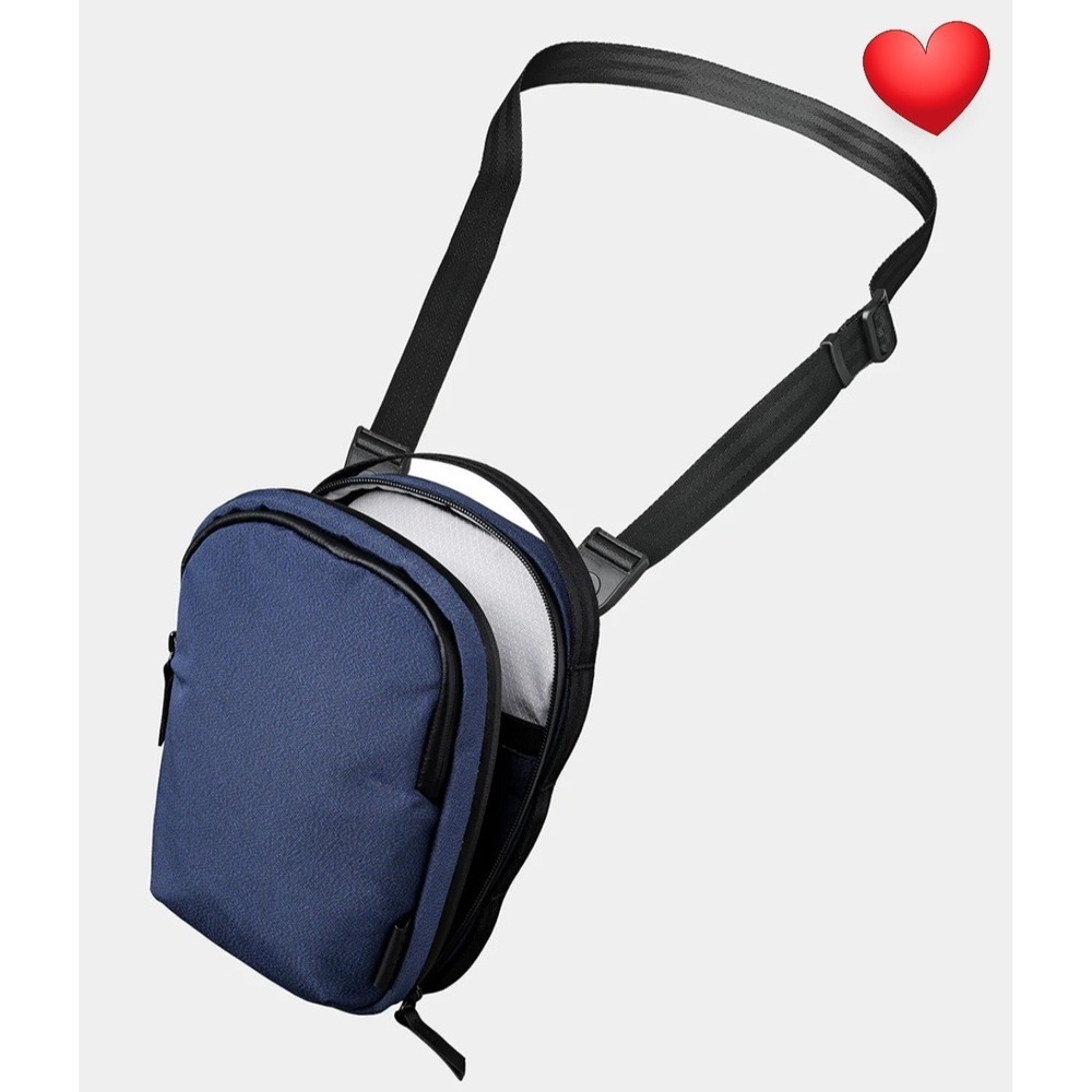 NWT ALPAKA Metro Sling Bag V2, RFID Blocking Crossbody Blue | Axoflux 300D‎